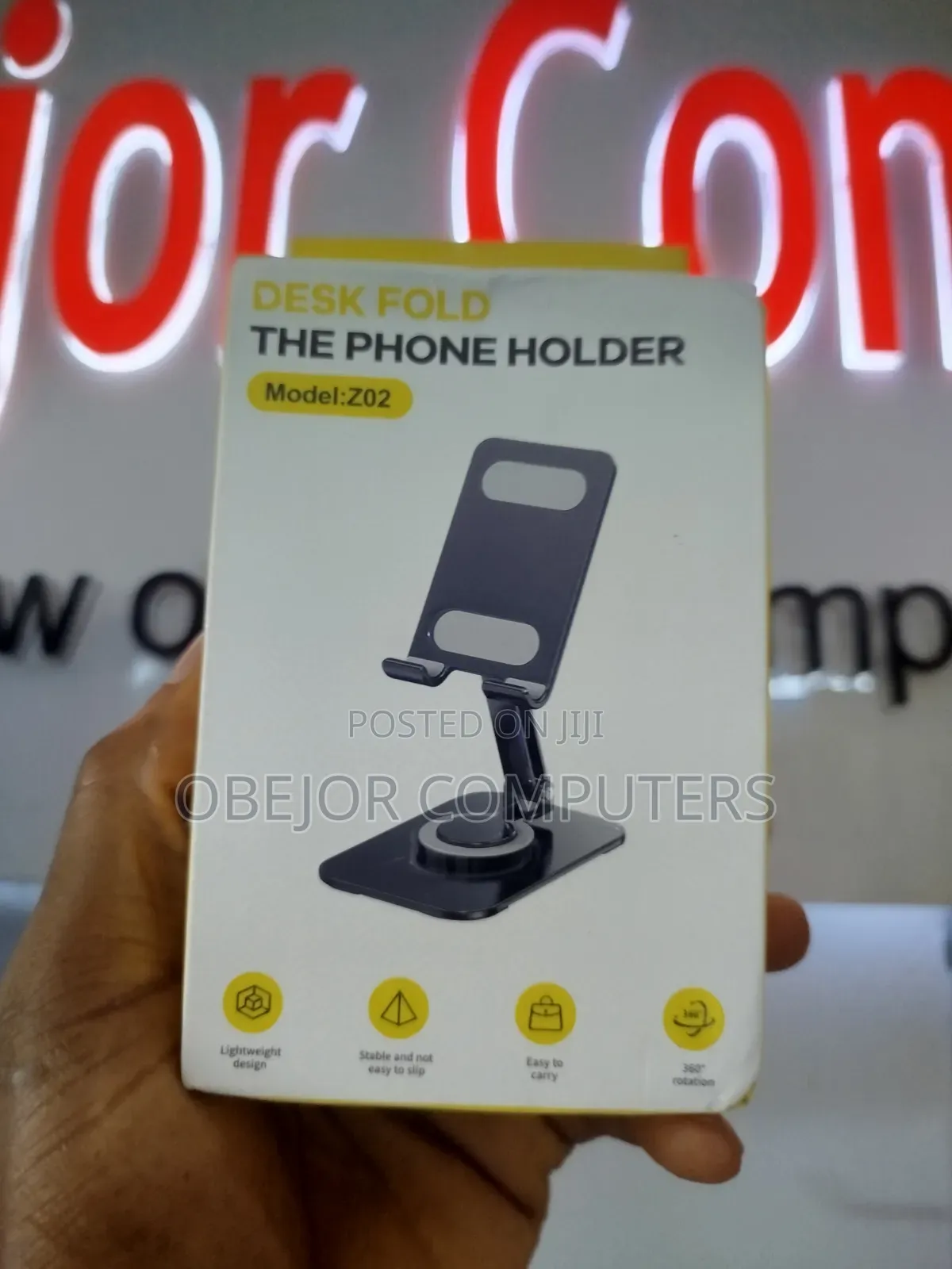 Desk Fold Phone Holder