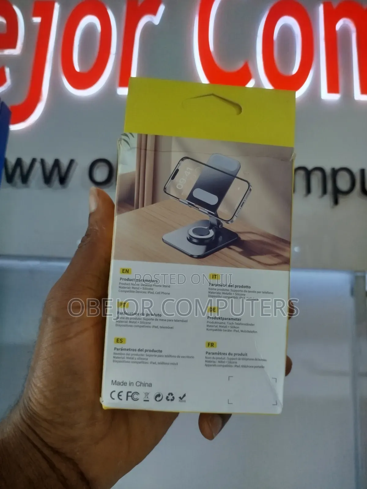 Desk Fold Phone Holder