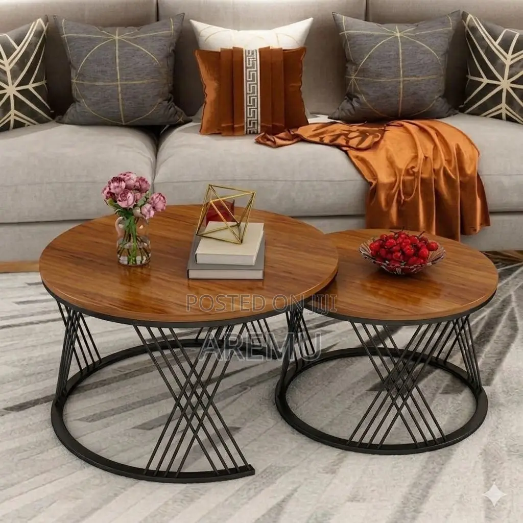 2 in 1 Faux Marble Center Table Available in This Colour