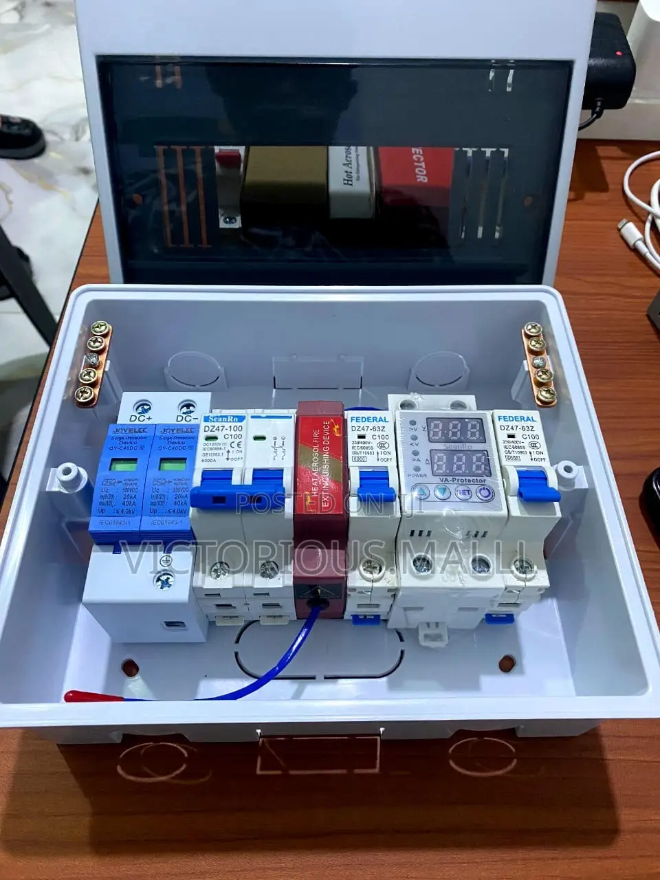 9way SPD for Solar With Fire Extinguisher