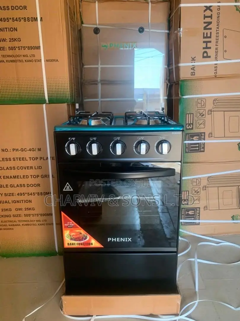 4 Burner Standing Cooker With Oven 60 by 60