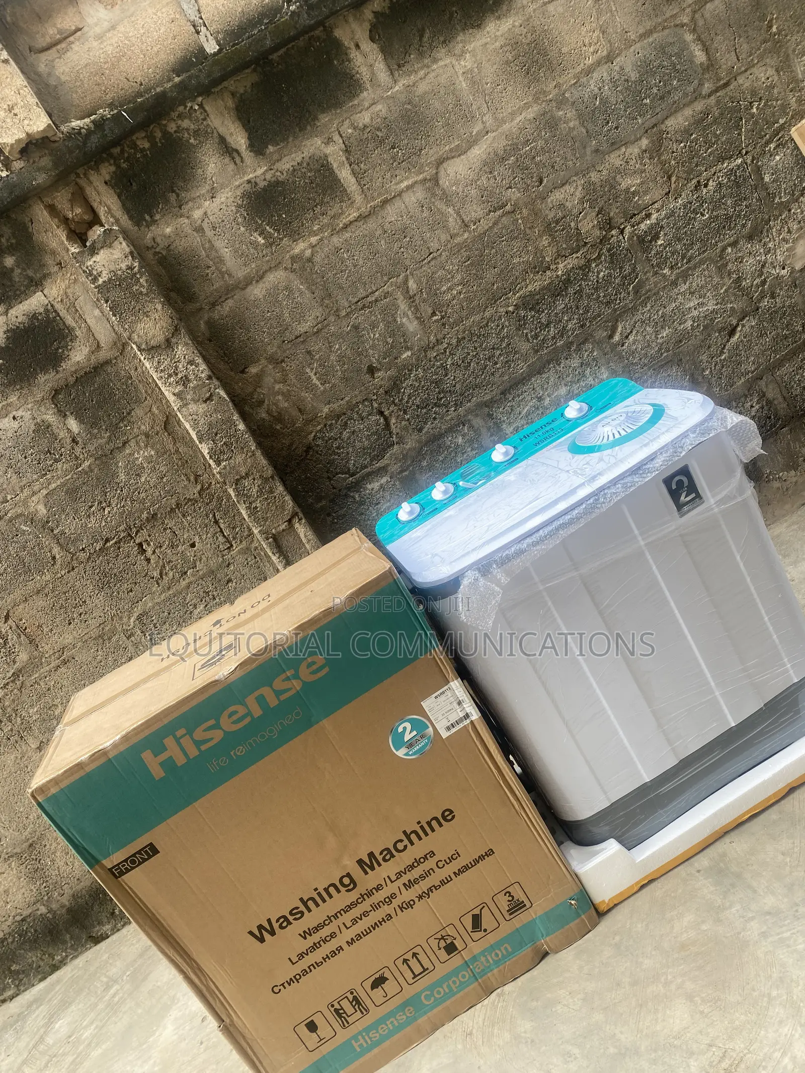 Hisense 11kg Manual Twin Tub Laundry Appliance