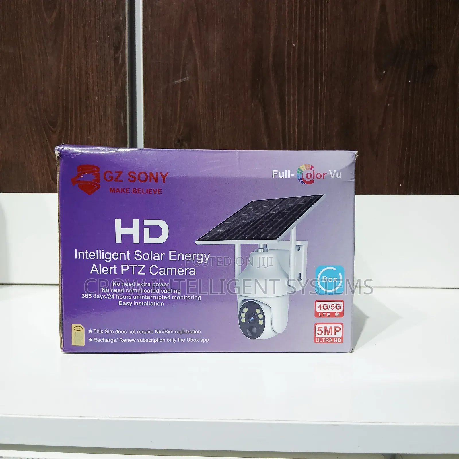 HD Intelligent Solar Energy Alert PTZ Camera