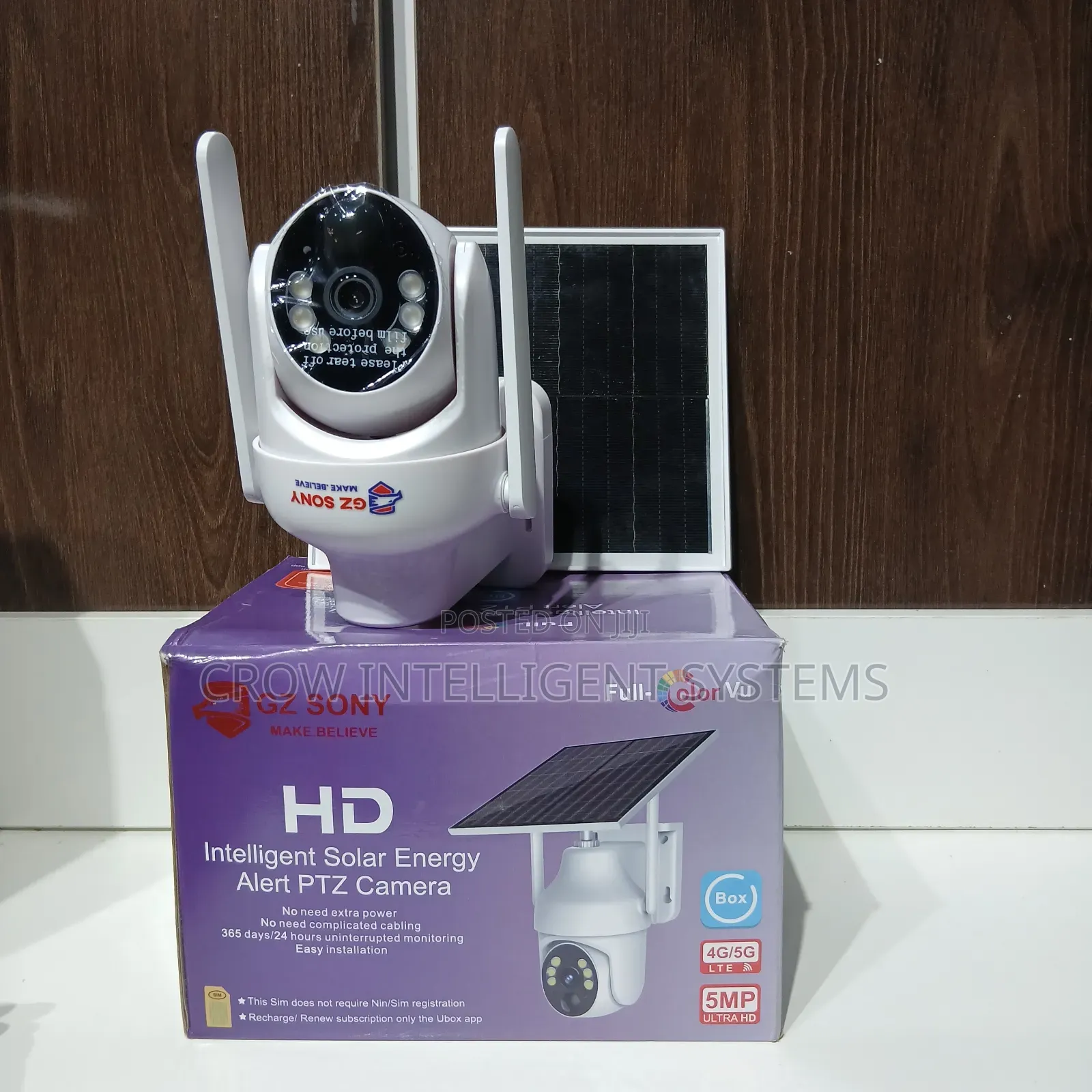 HD Intelligent Solar Energy Alert PTZ Camera