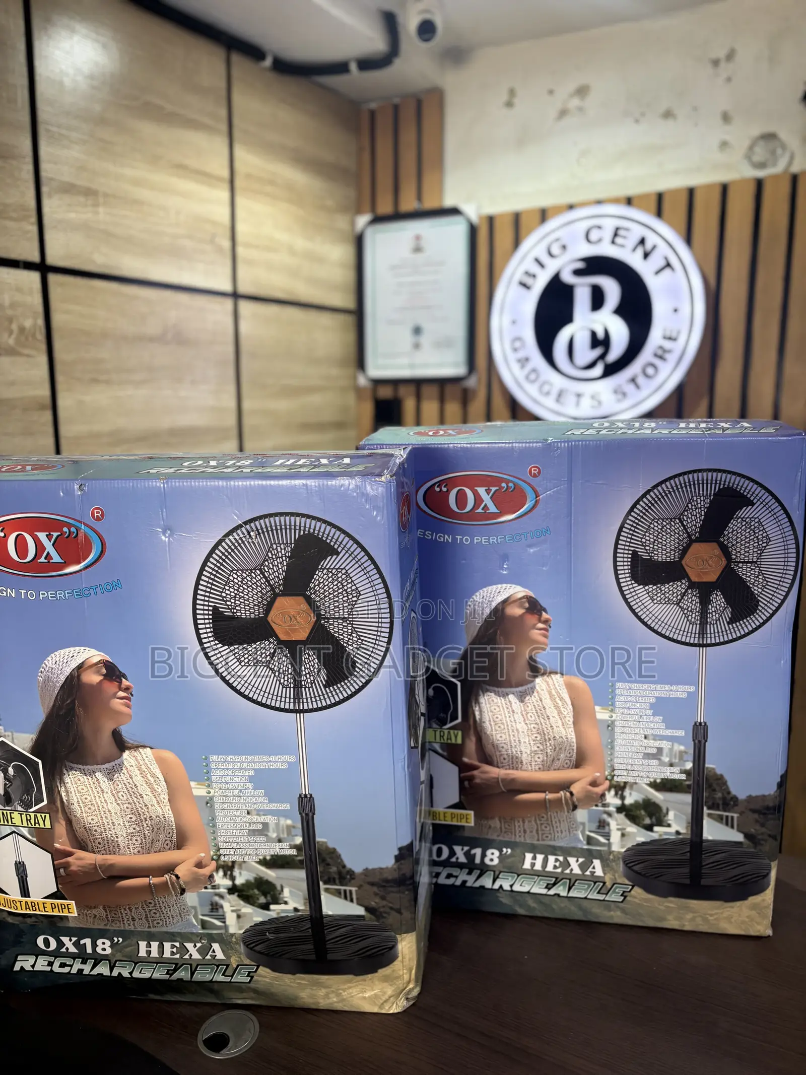 Brand New Rechargeable Standing Fan