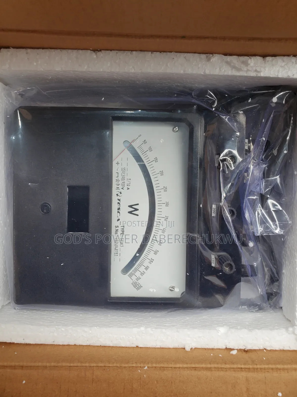 Tesca Three-Phase Analog Wattmeter
