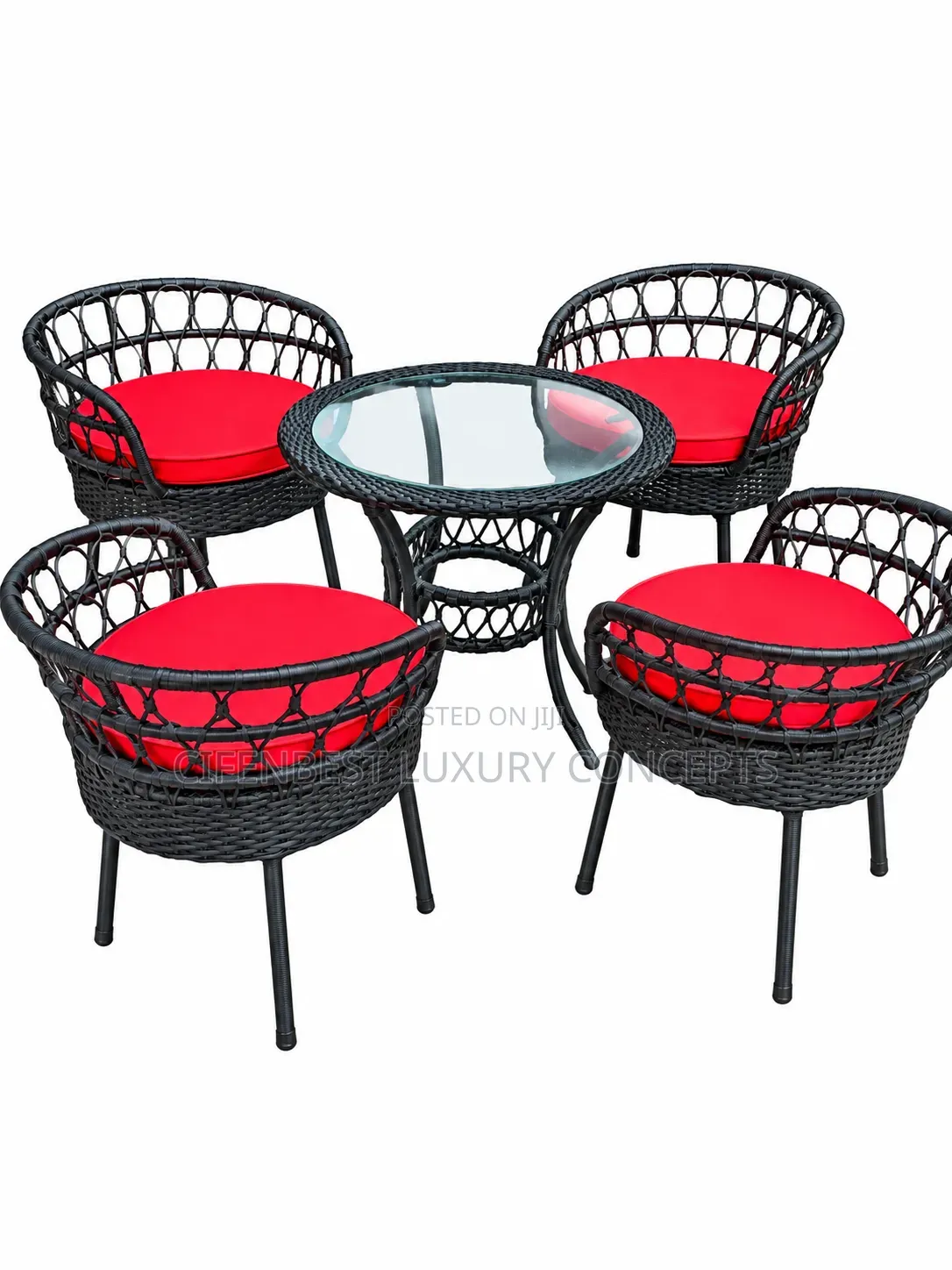 Four Seaters Patio Outdoor Table and Chair