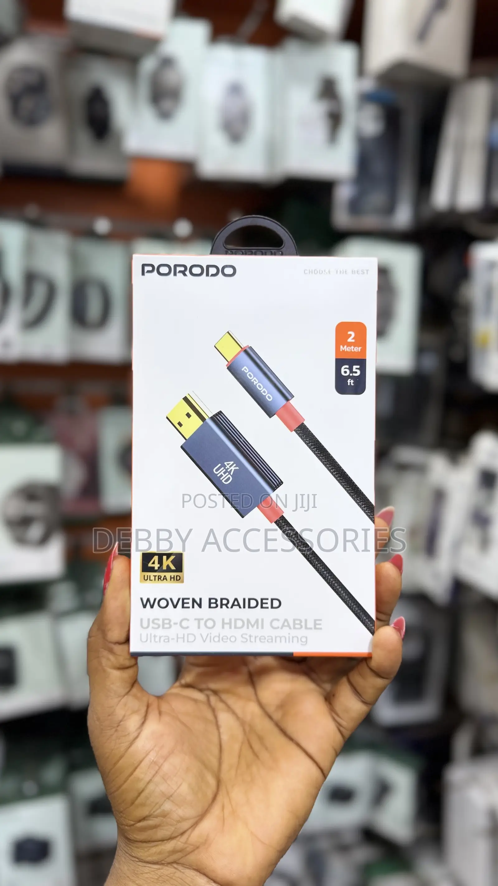 Porodo USB C to Hdmi Cable
