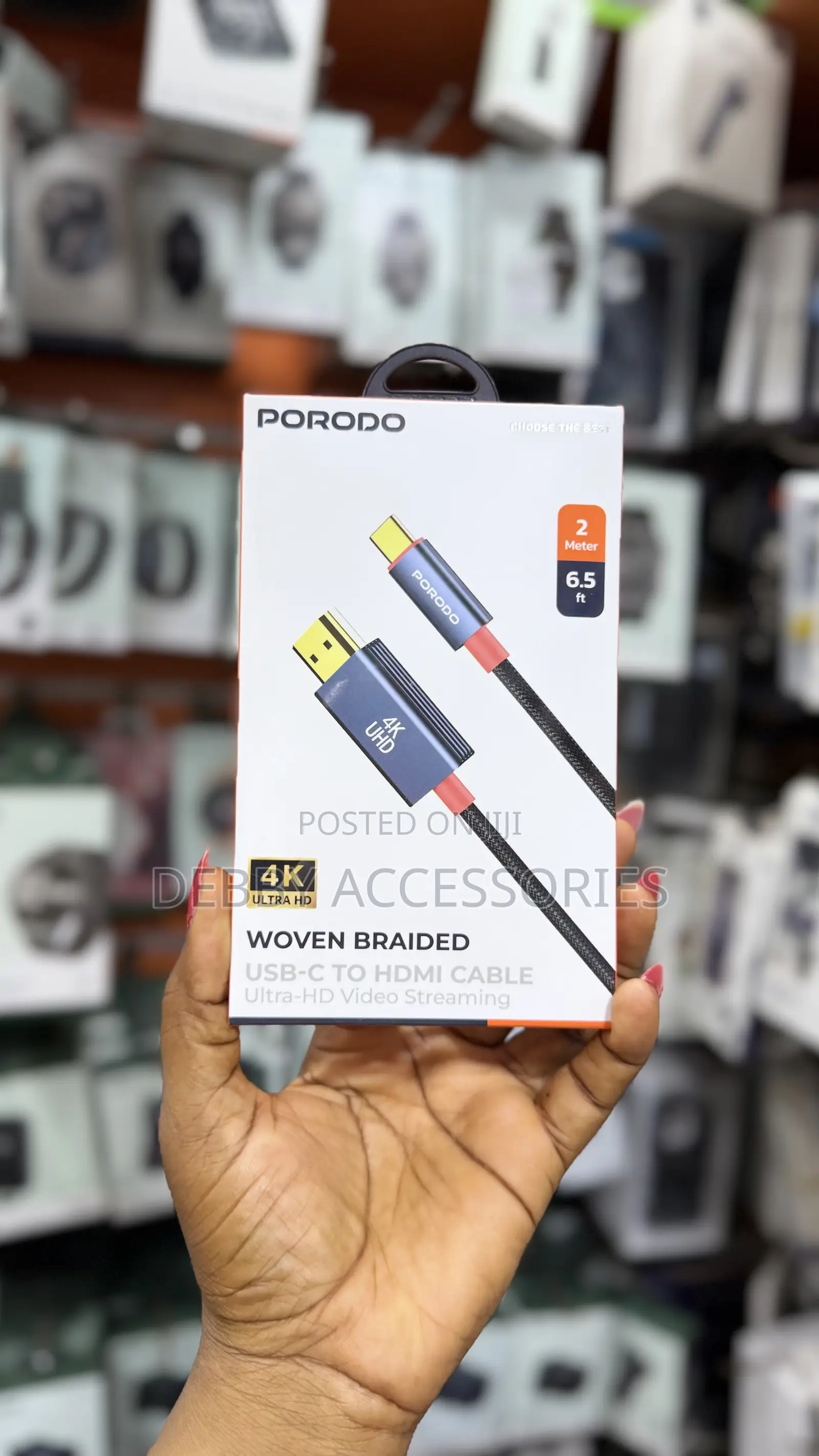 Porodo USB C to Hdmi Cable