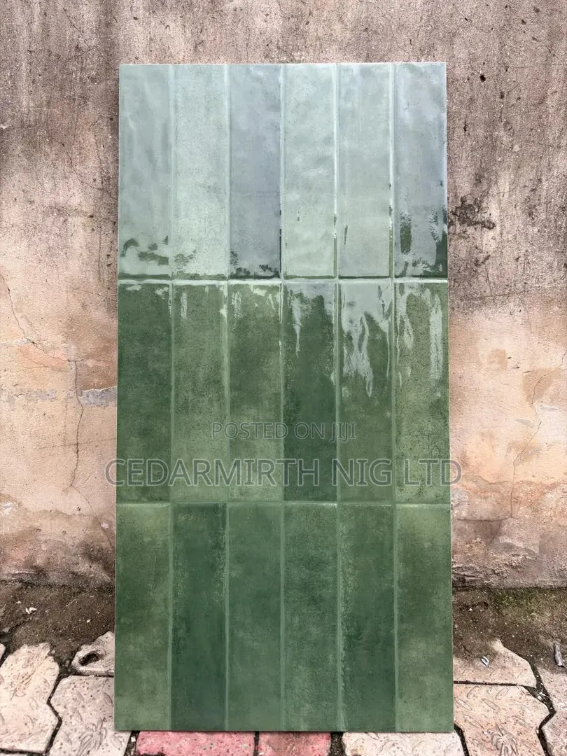 Green Color Wall Tiles in Various Shapes Sizes .