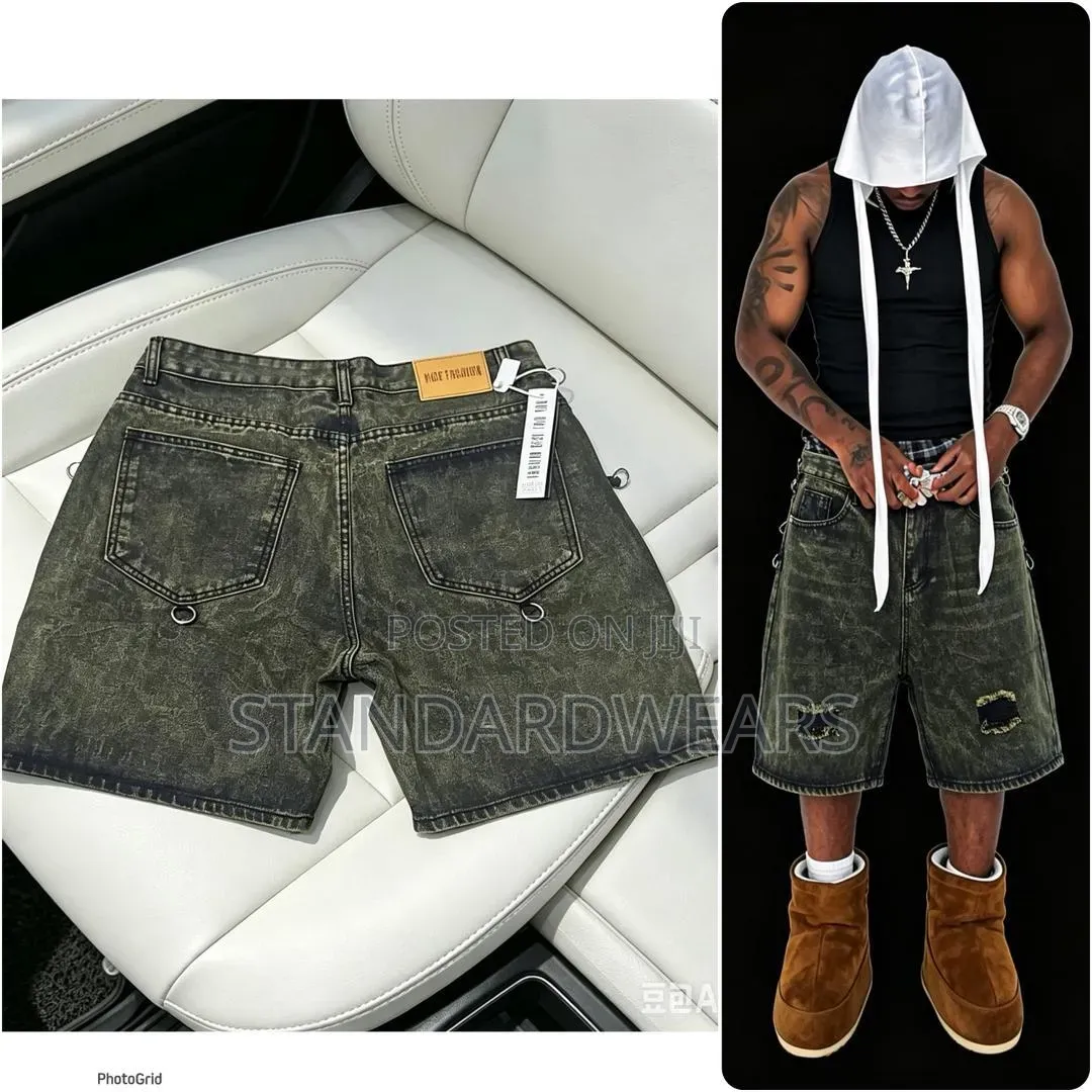Men’s Denim Shorts – Baggy Streetwear