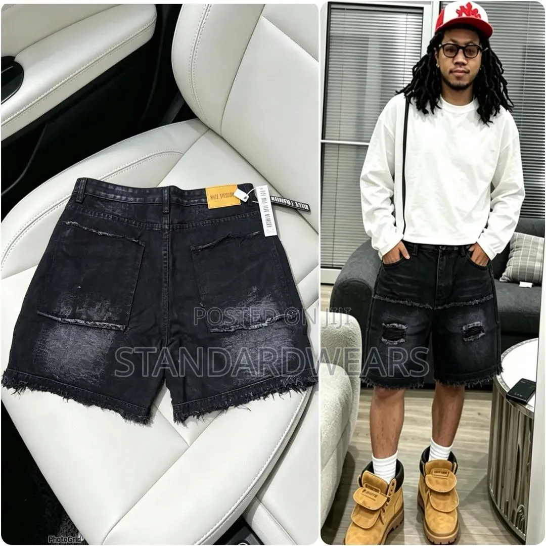 Men’s Denim Shorts – Baggy Streetwear