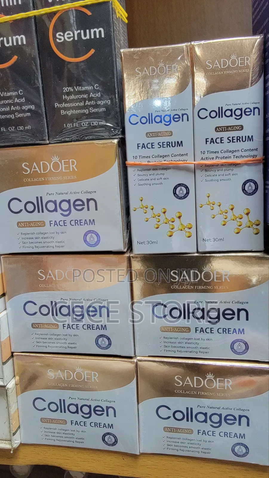 Collagen Face Cream Amd Collagen Face Serum