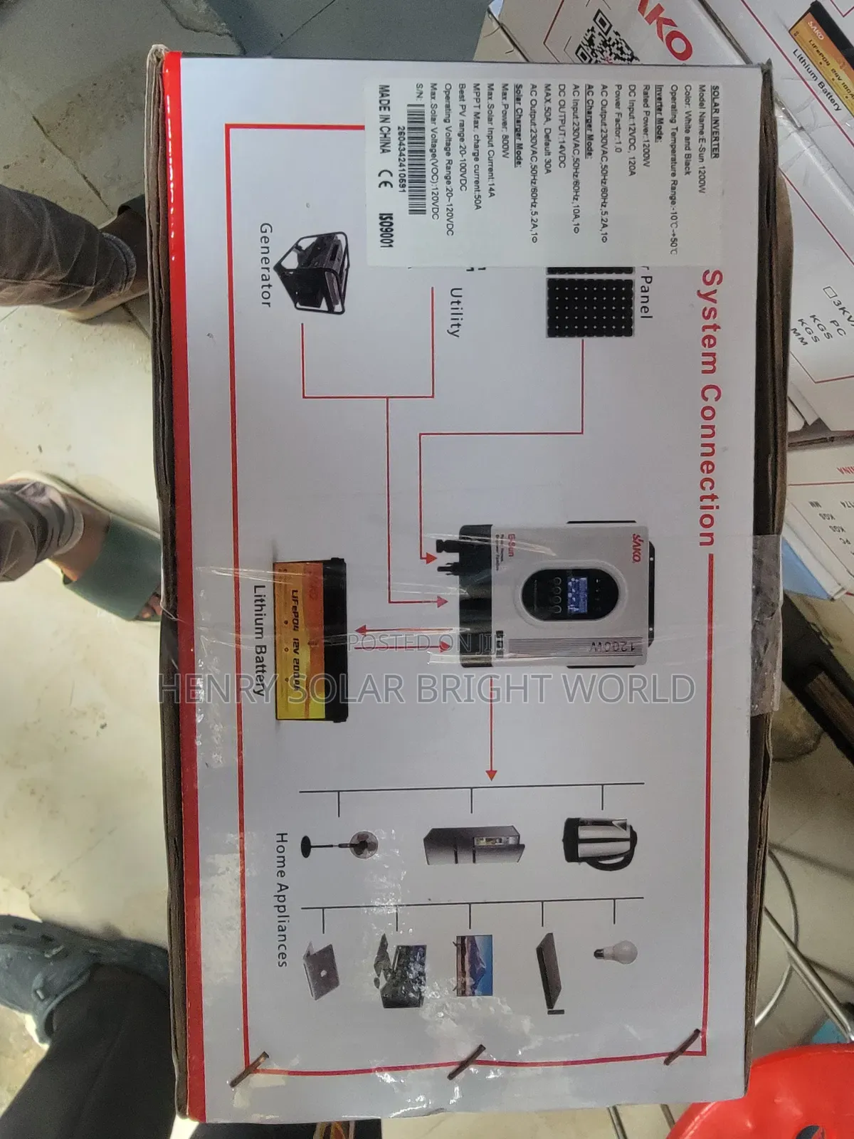 Sako 1.2kva 12v Hibrid