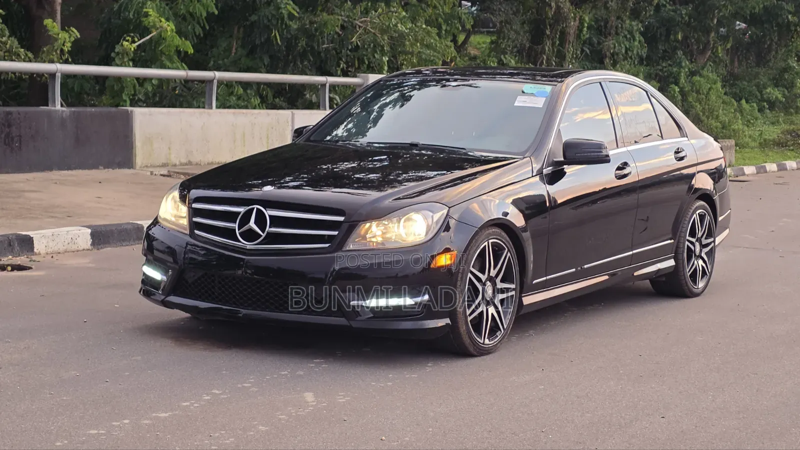 Mercedes-Benz C300 Sport 4Matic Sedan AWD (3.5L 6cyl 7A) 2013 Black