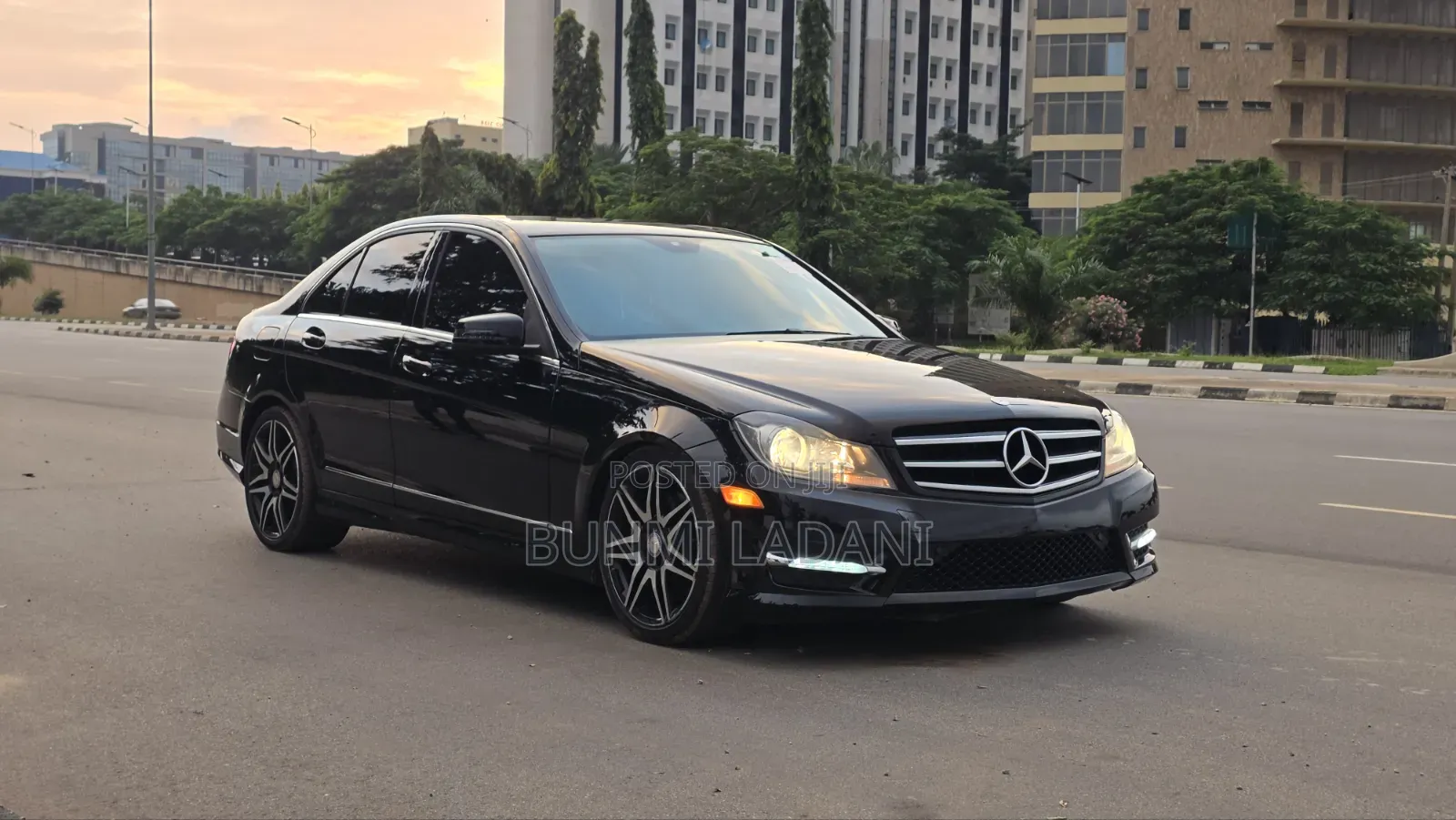 Mercedes-Benz C300 Sport 4Matic Sedan AWD (3.5L 6cyl 7A) 2013 Black