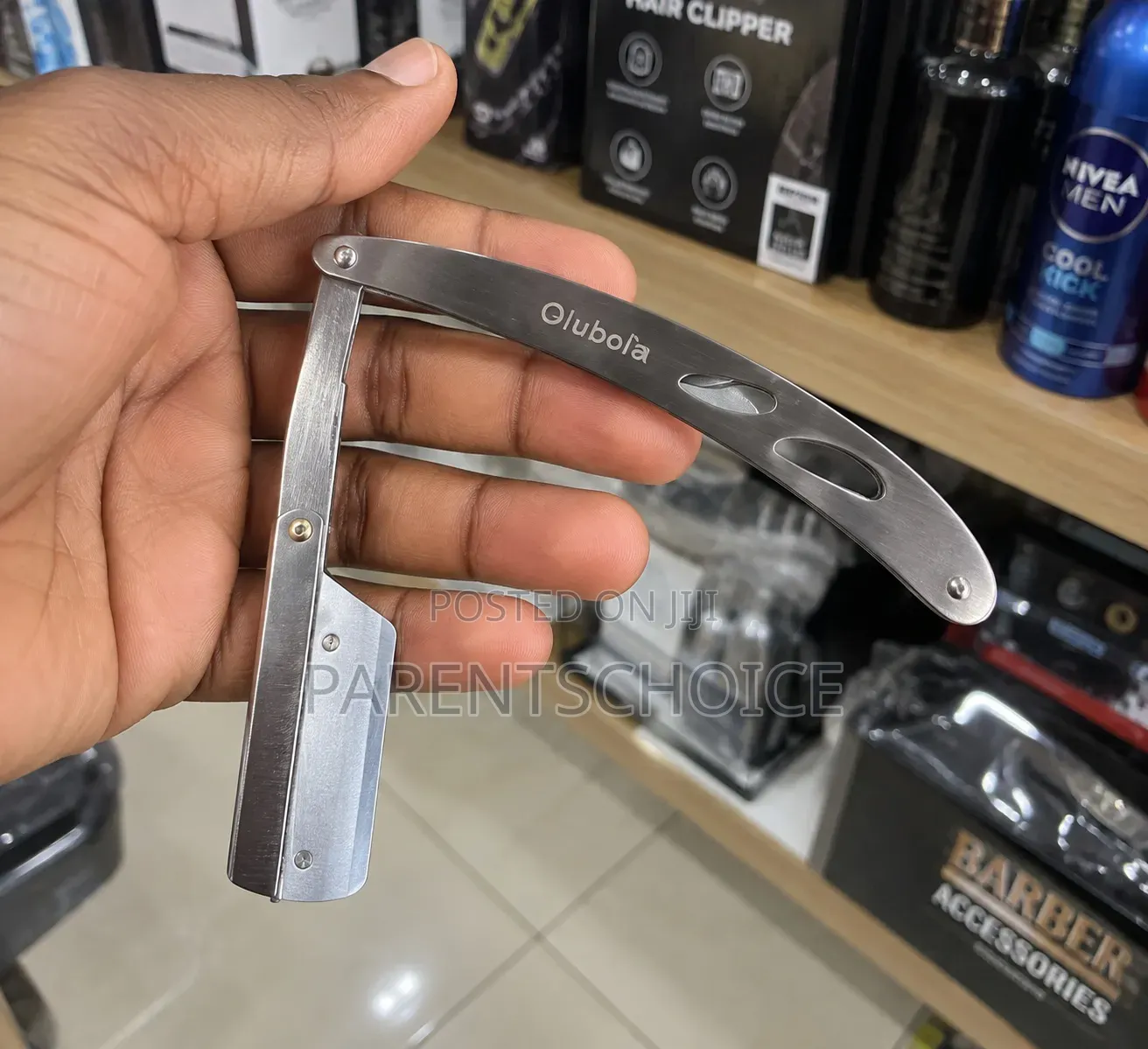 Professional Stainless Steel Barber Straight Edge