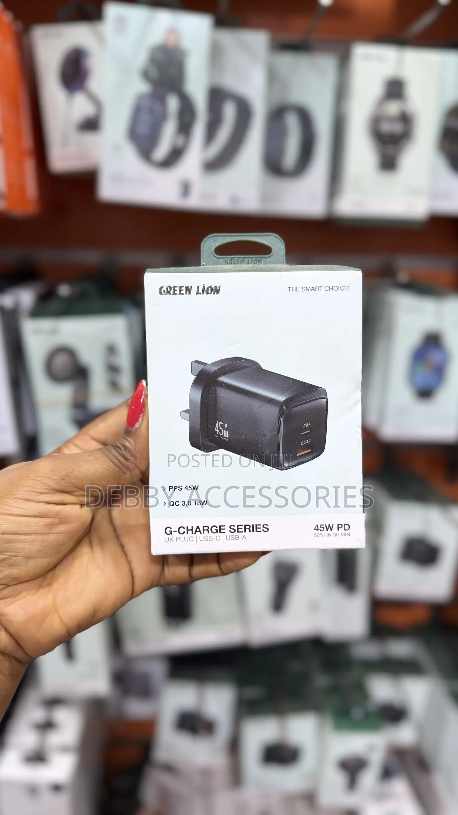 G-Charge Series Uk Plug | USB-C | USB-a 45w