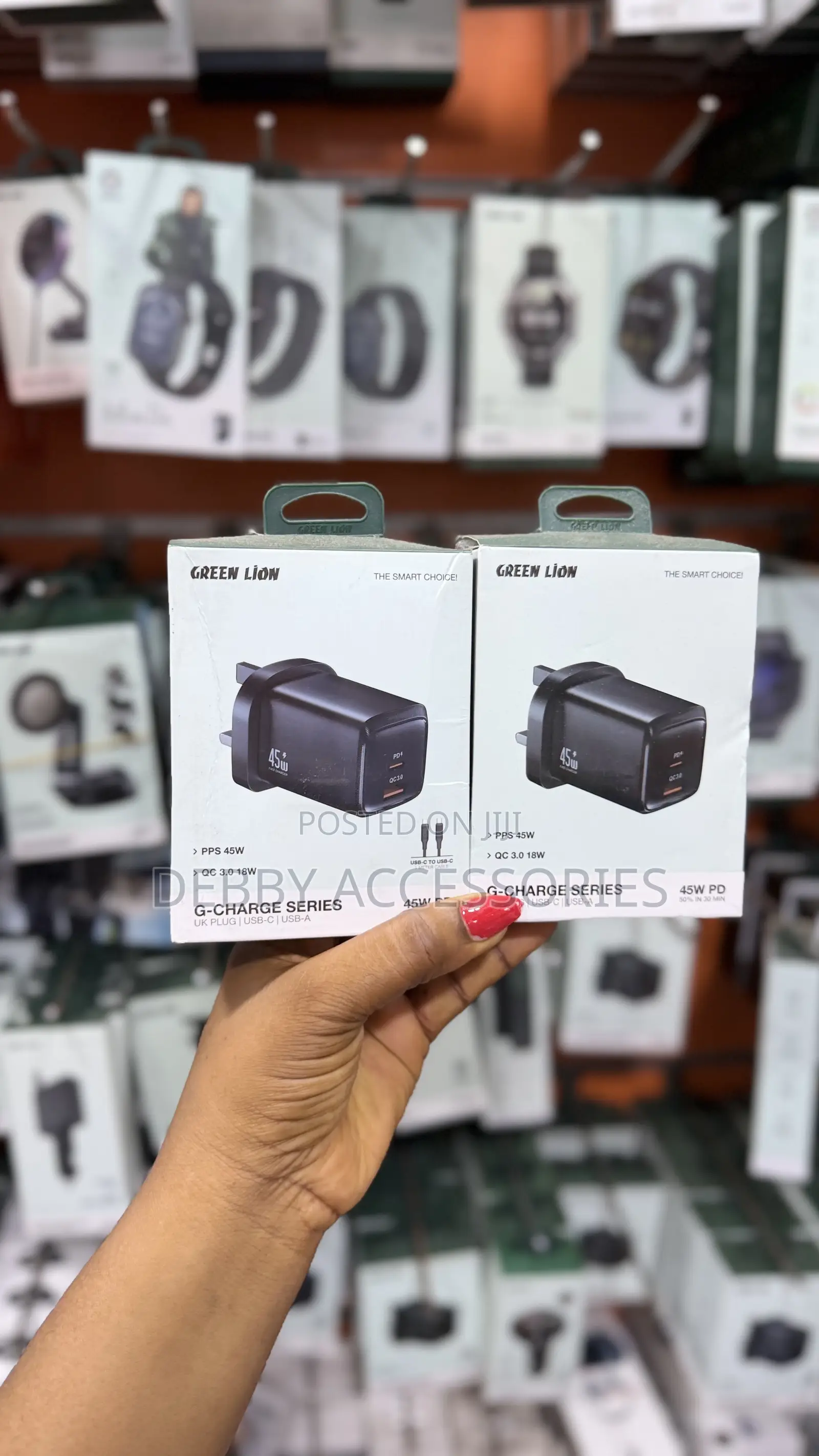 G-Charge Series Uk Plug | USB-C | USB-a 45w