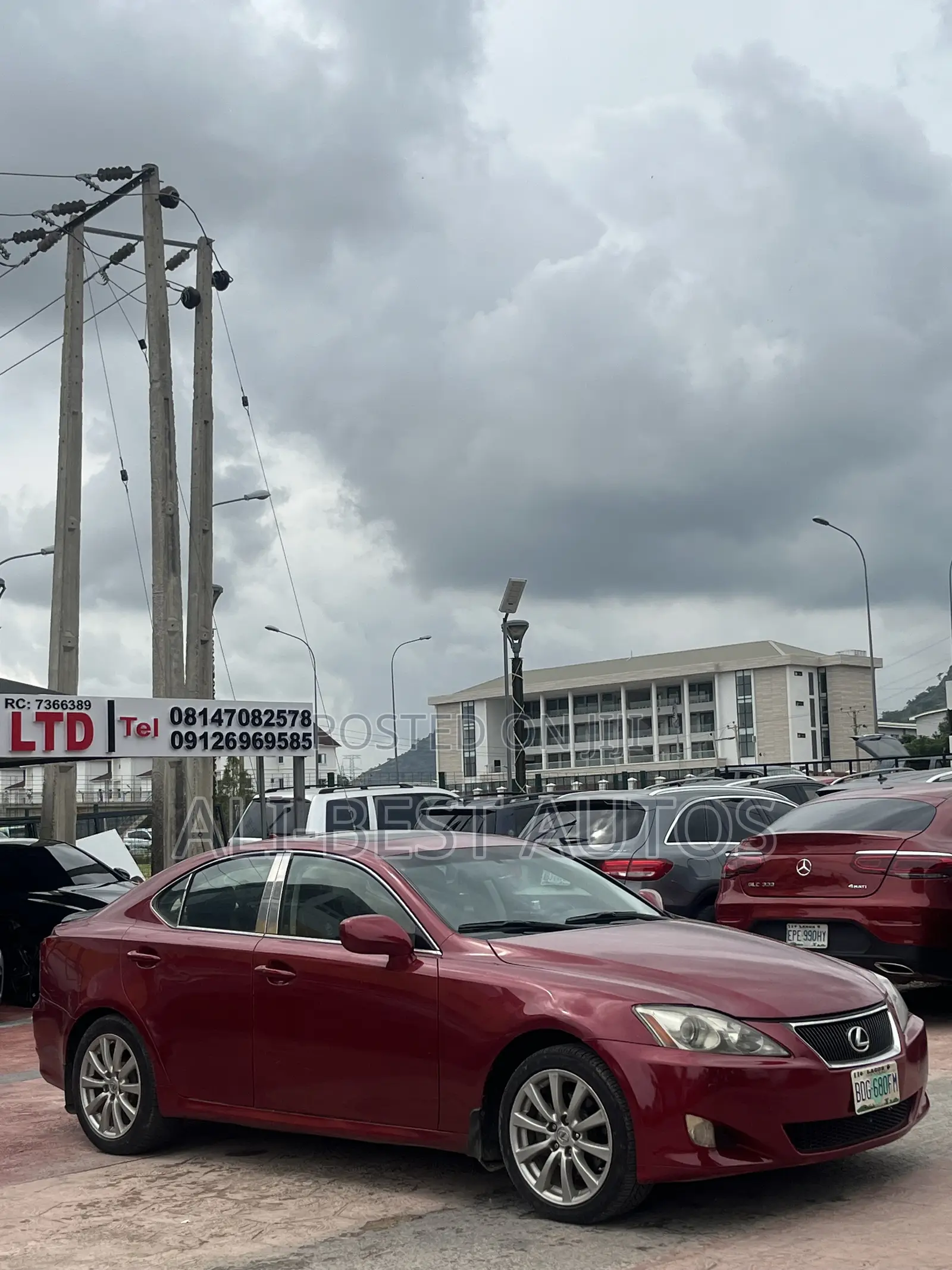 Lexus IS 2007 Red