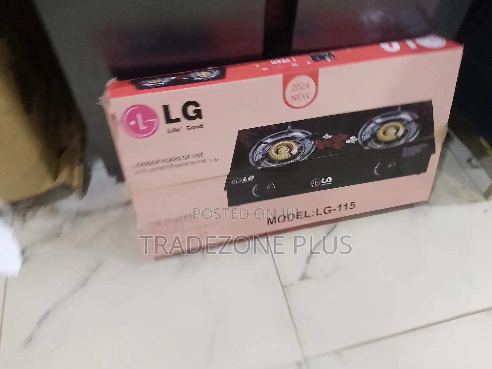 LG-115 Cast Iron Two Face Burner for Kitchen Use