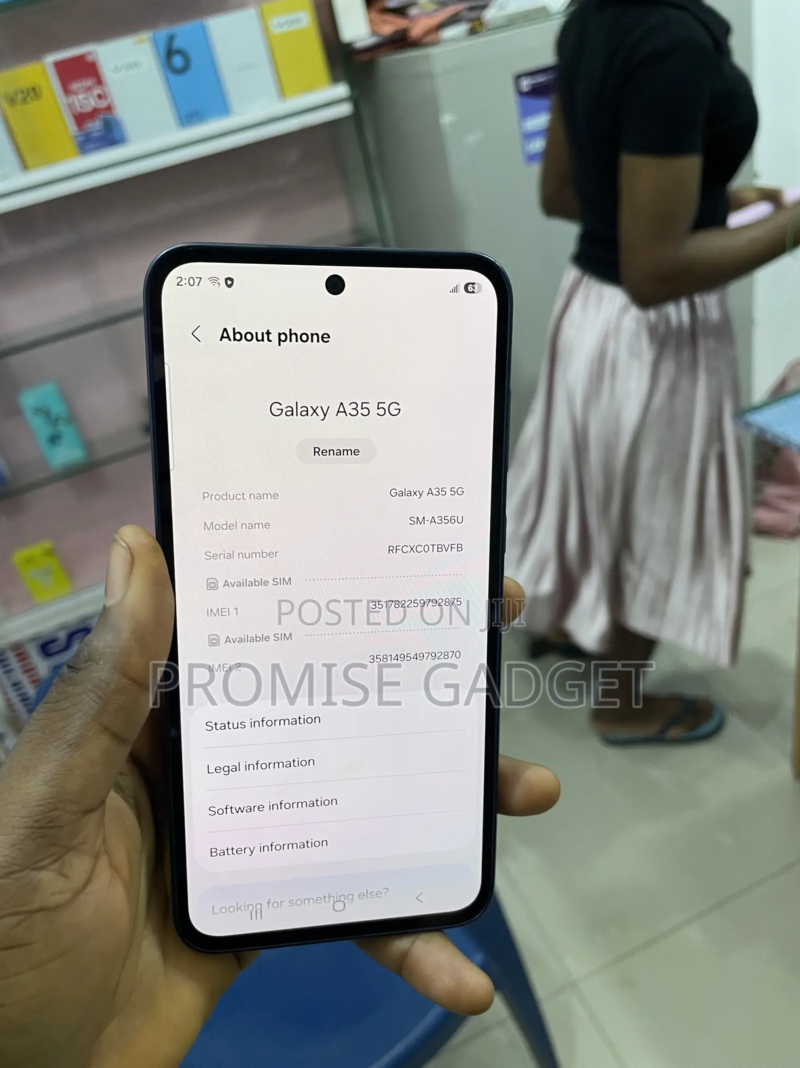 Samsung Galaxy A35 128 GB Blue
