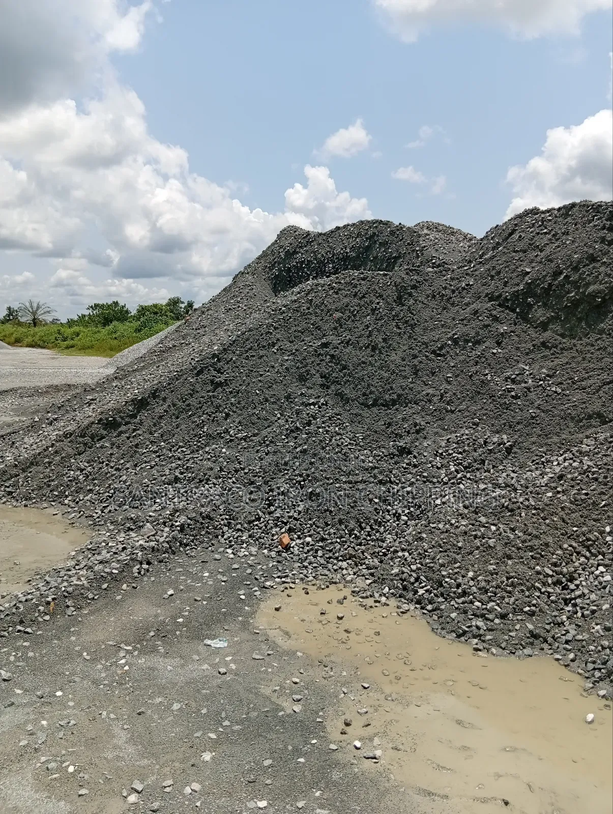 Stone Base and All the Sizes for Construction, Estate Development