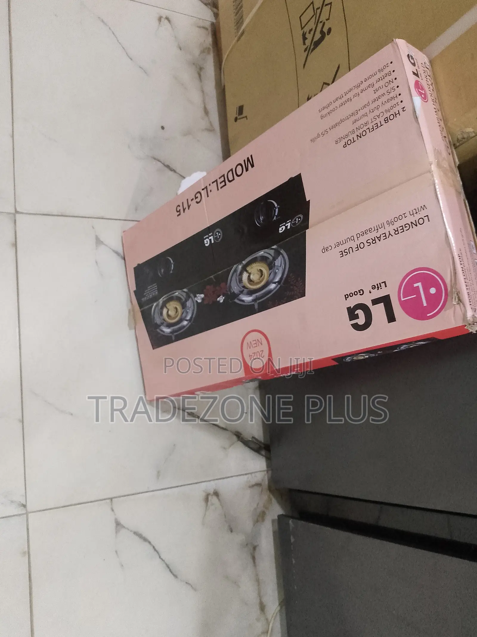 Two Face LG Gas Cooker – Durable Cast Body