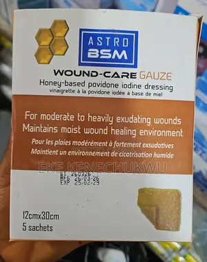 Honey Based Povidone Iodine Gauze