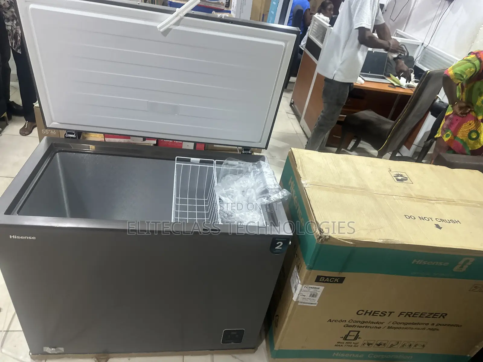 Hisense FC340SHI Silver 250L Inverter Freezer