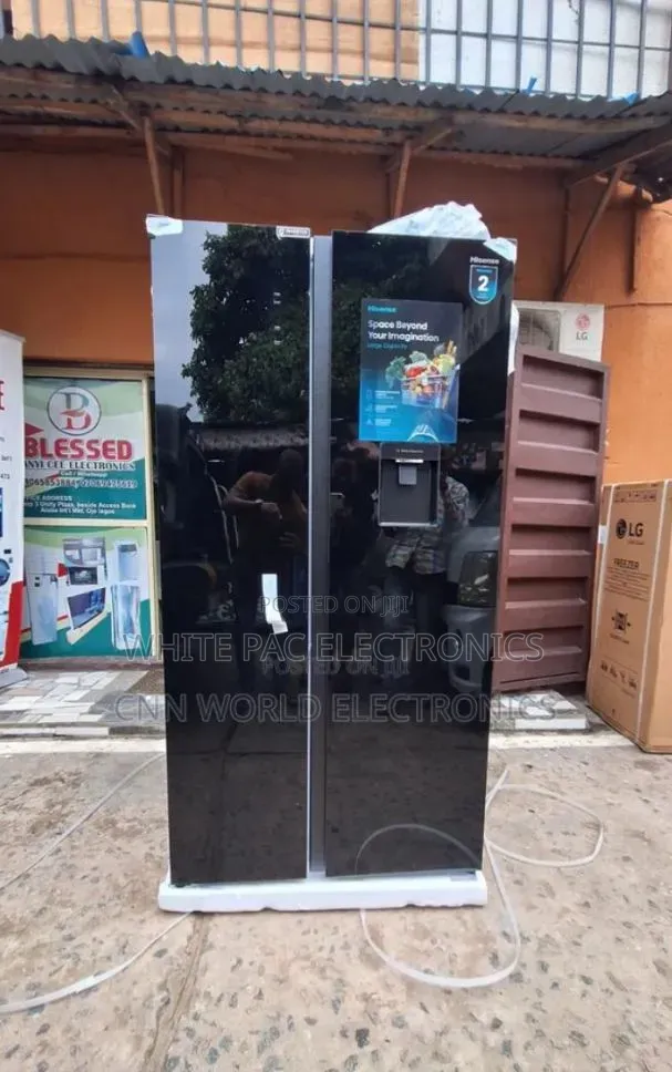 New Hisense 529 L Side by Side Fridge With Water Dispenser | REF 71BGL