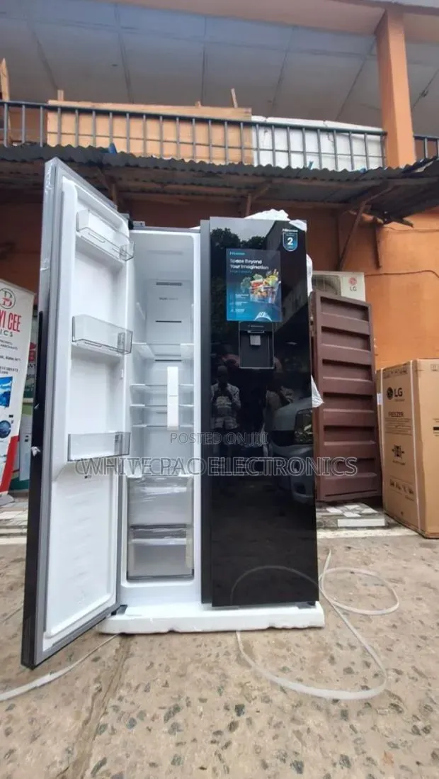 New Hisense 529 L Side by Side Fridge With Water Dispenser | REF 71BGL
