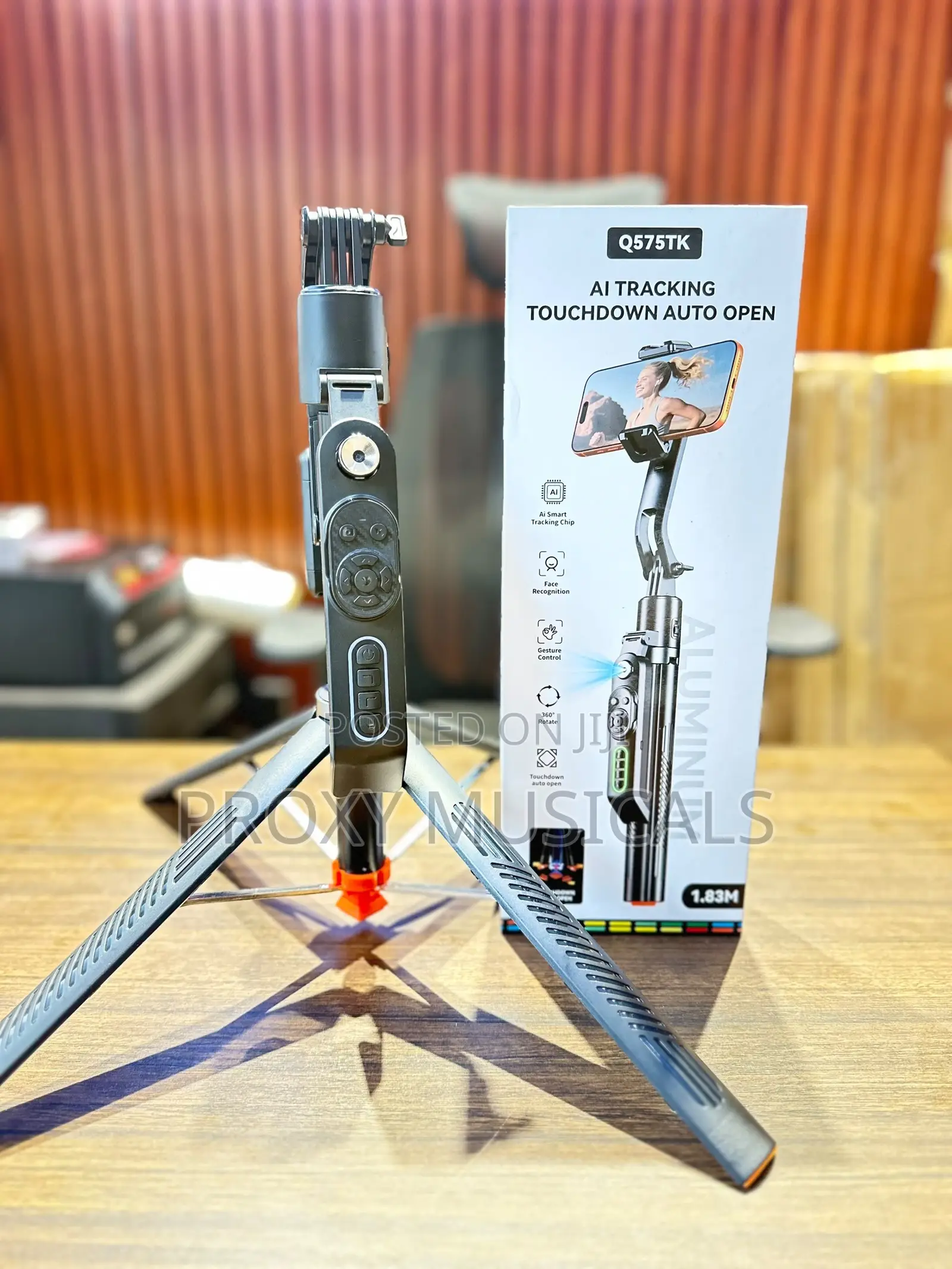 Smart Auto-Tracking Ai Tripod Stand for Phone Camera
