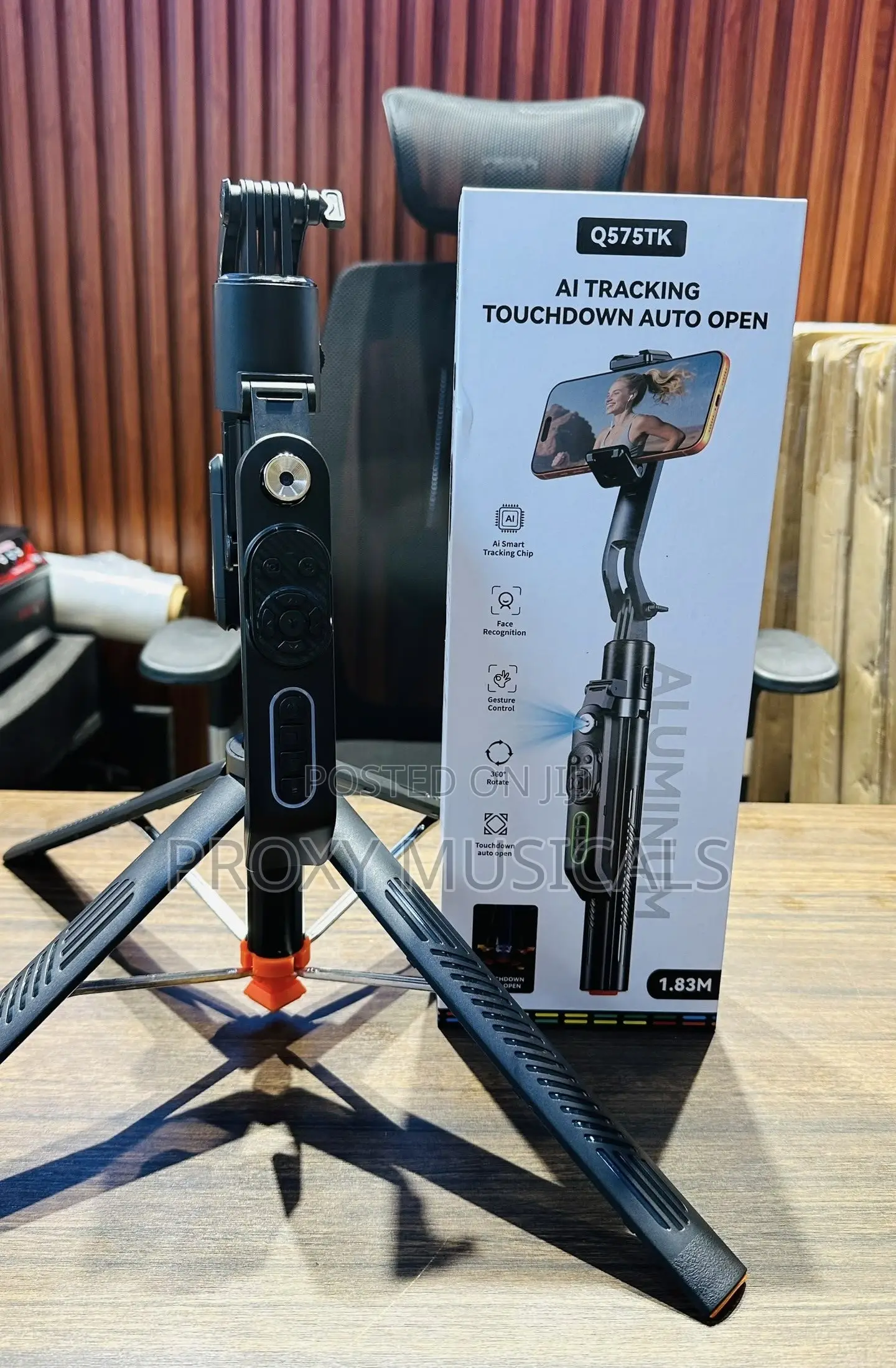 Smart Auto-Tracking Ai Tripod Stand for Phone Camera