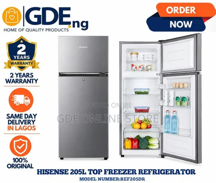 Hisense 205DR 205L Top Freezer Refrigerator