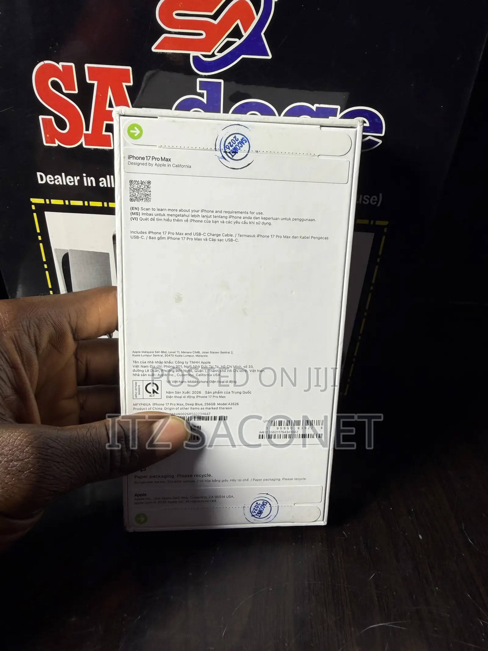 New Apple iPhone 17 Pro Max 256 GB Blue