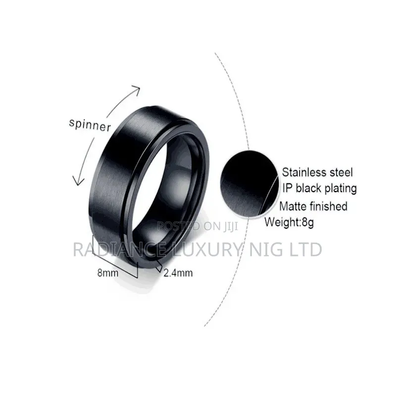 Titanium Stainless Steel Spinner Ring