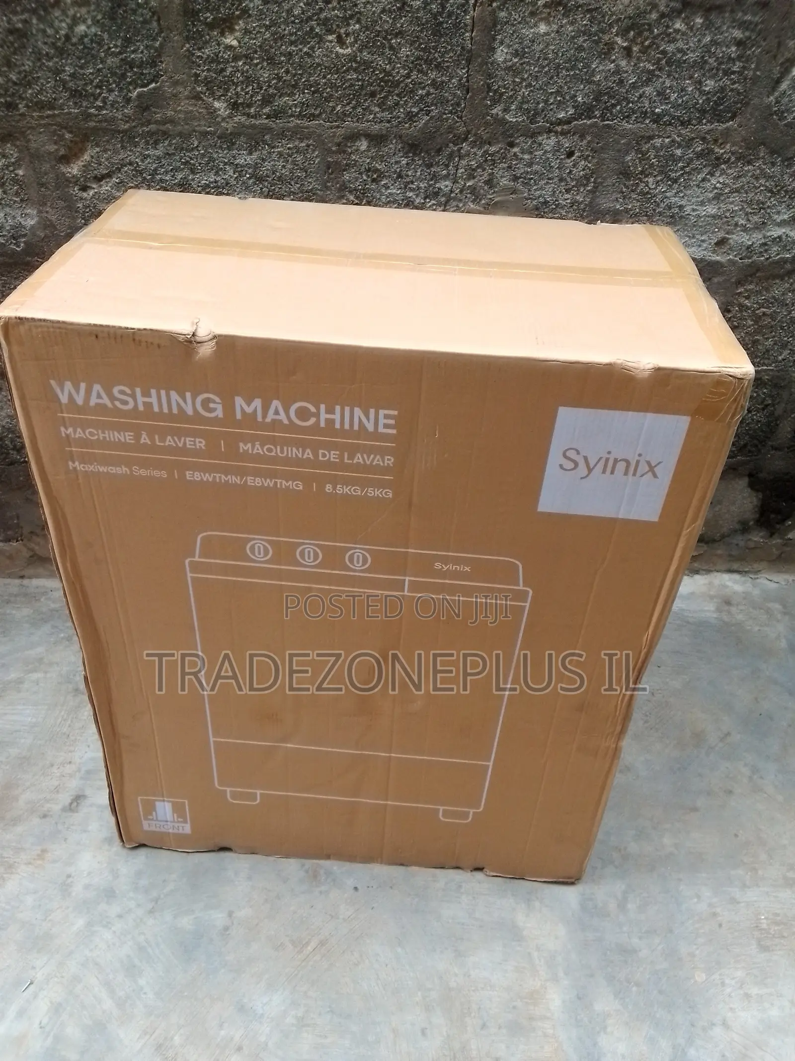 Synix 8KG Twin Tub Semi Auto Washing Machine