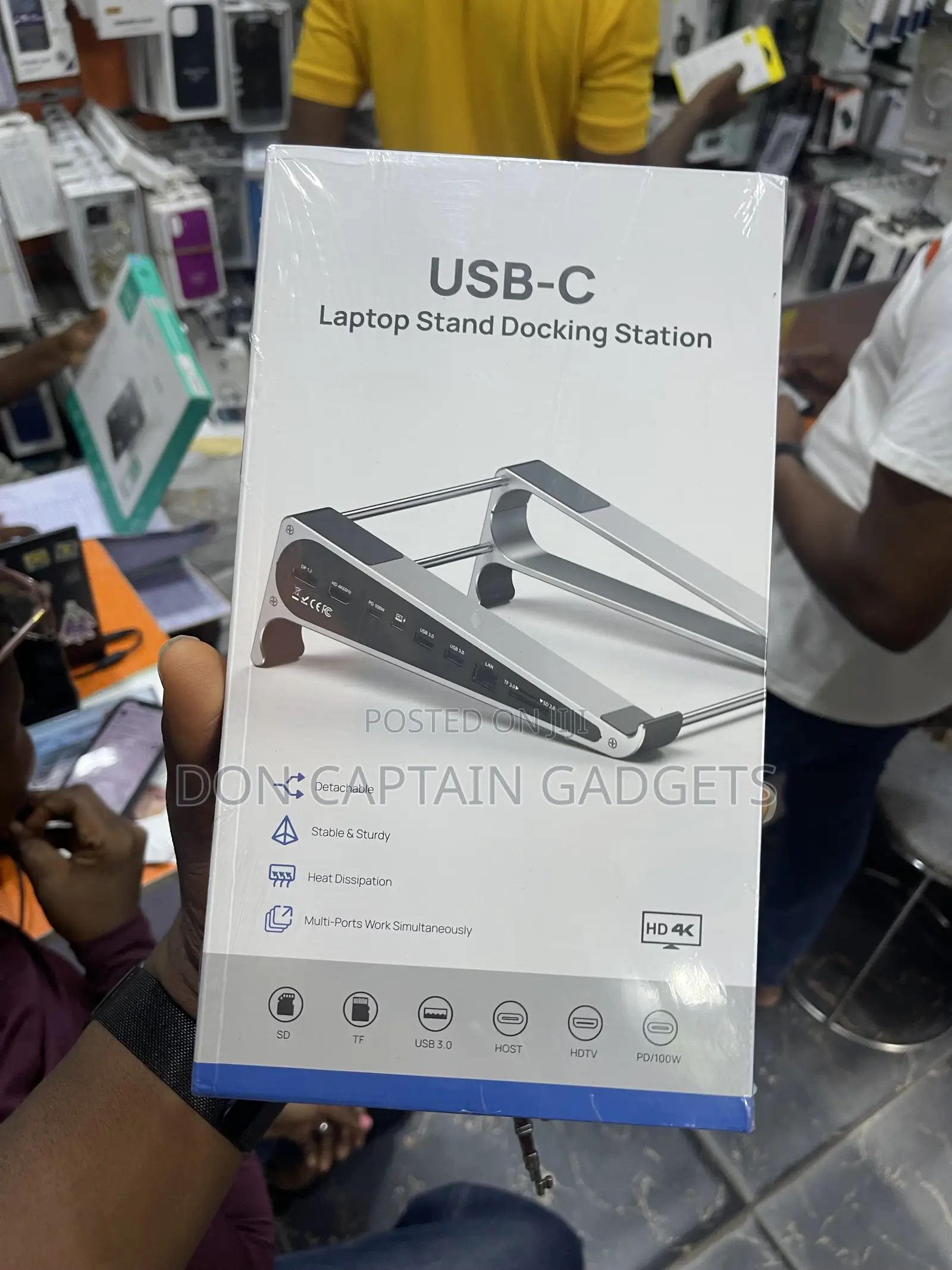 USB-C Laptop Stand Docking Station
