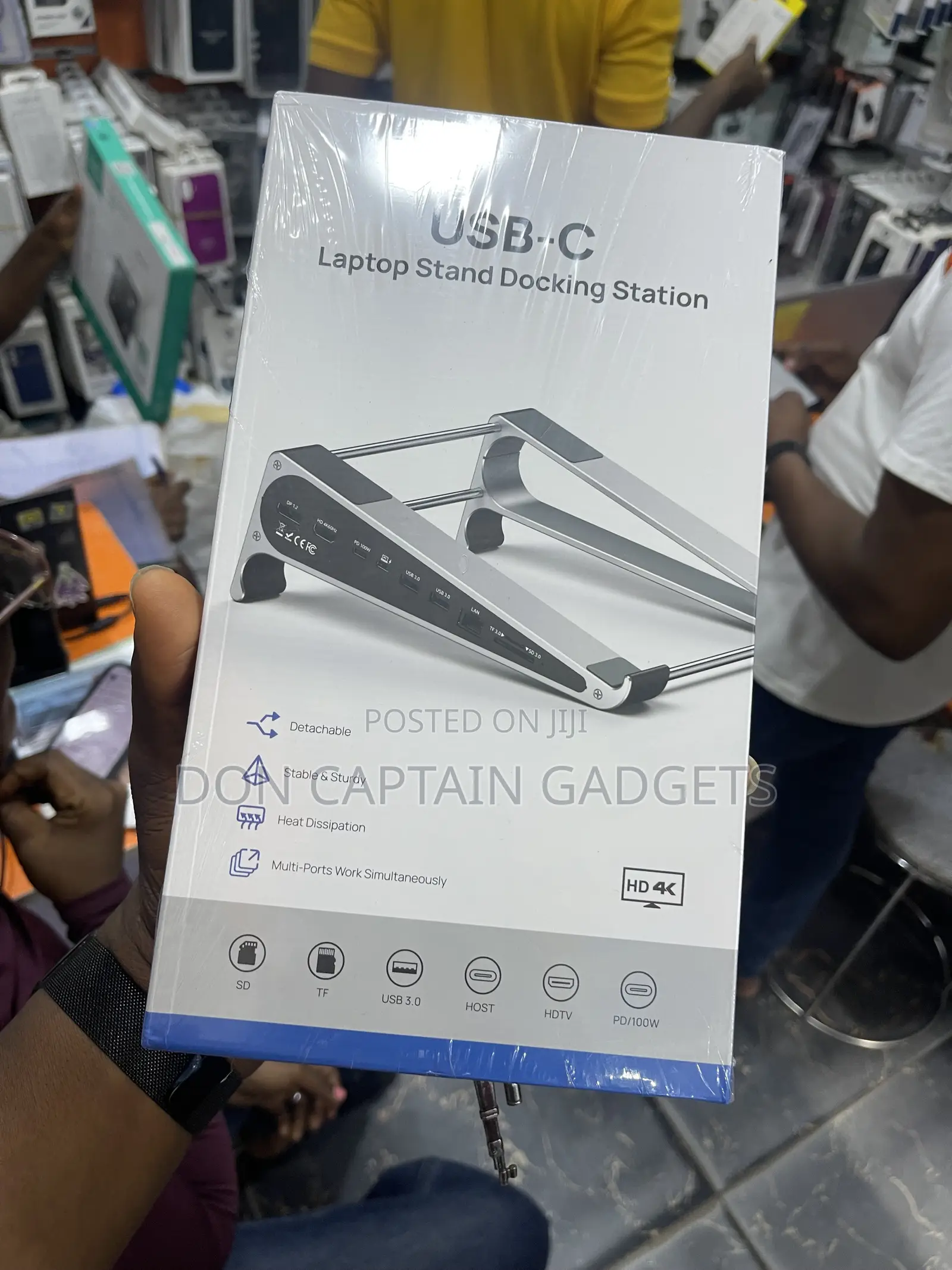 USB-C Laptop Stand Docking Station