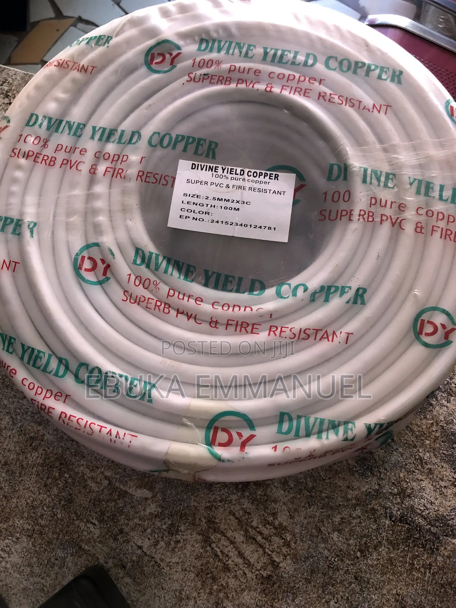 COPPER CABLE 2.5mm*3 Coil