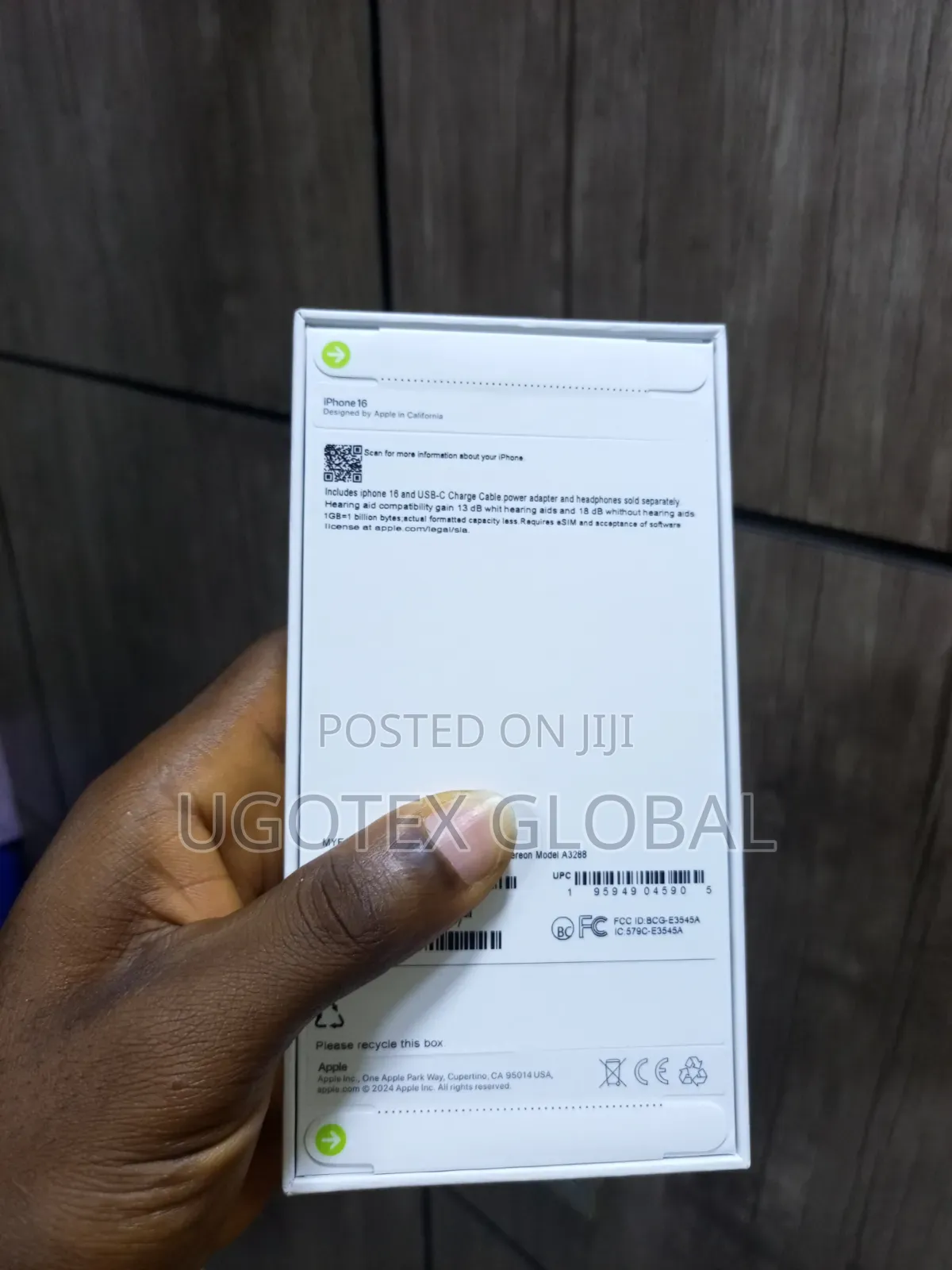 New Apple iPhone 16 256 GB White