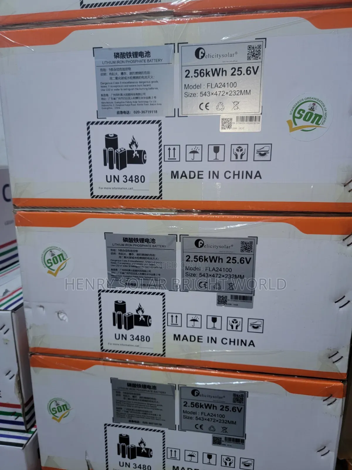 Felicity 2.5kw34v Lithium Battery