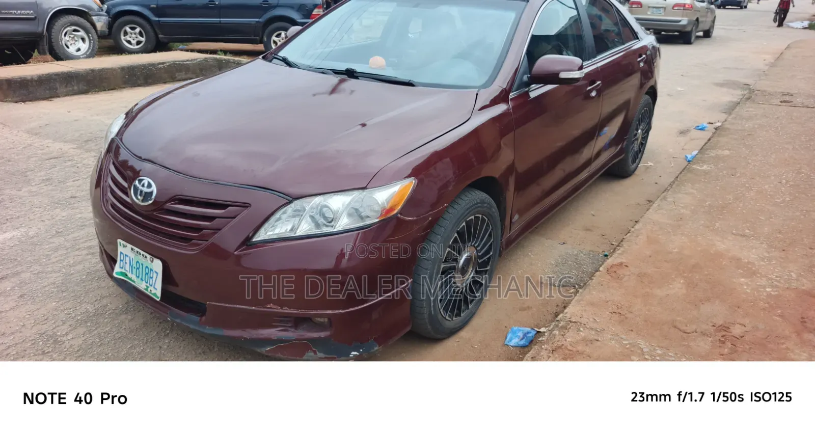 Toyota Camry 2008 Red