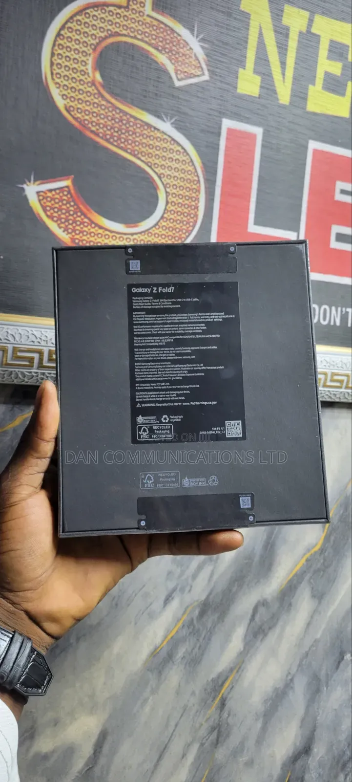 New Samsung Galaxy Z Fold7 256 GB Black