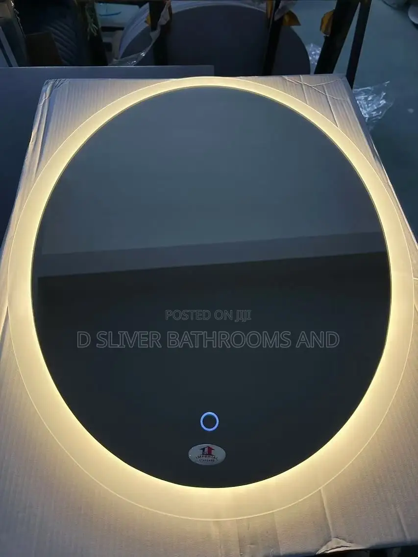 Standard Round LED Smart Wall Mirror With Touch Sensor