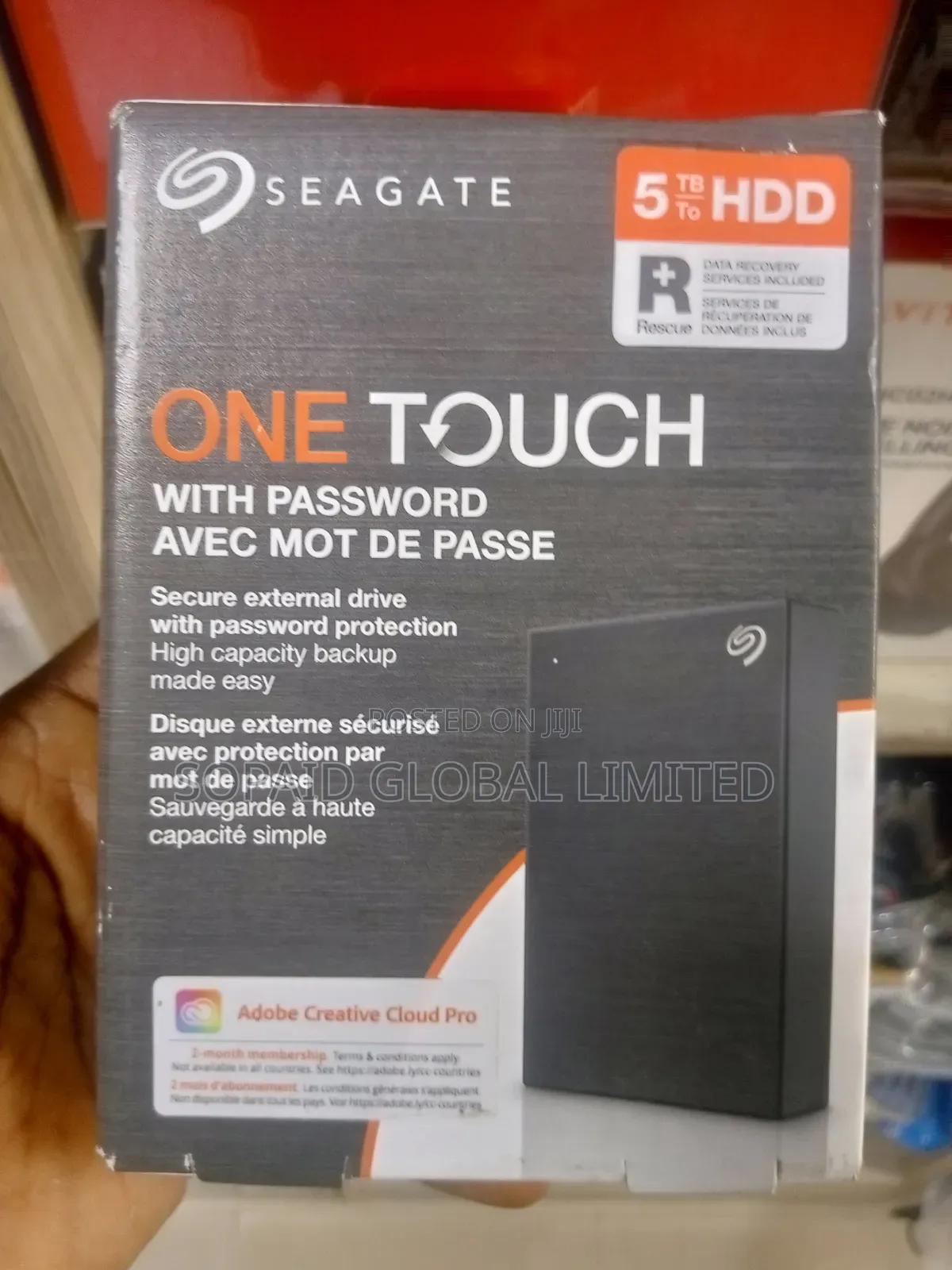 Seagate One Touch 5TB External Hard Drive