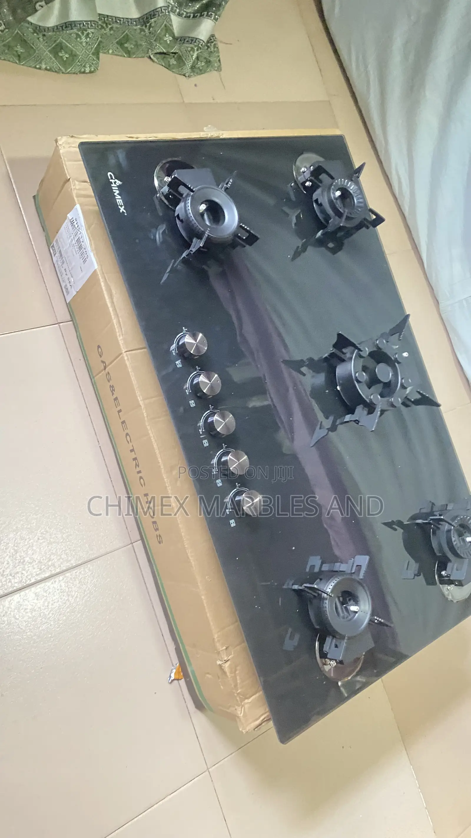 CHIMEX 5-Burner Flip-Up Built-in Gas Hob