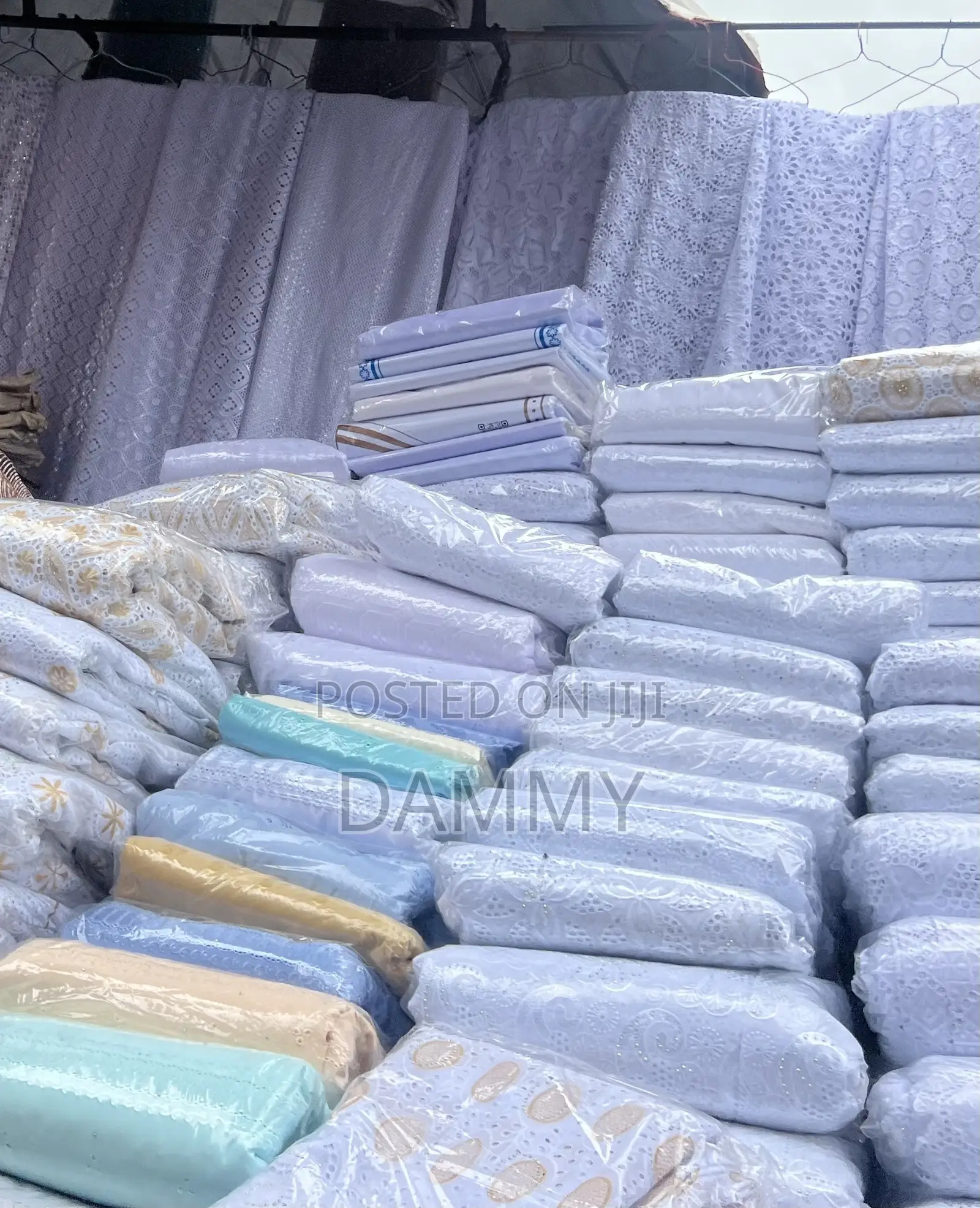High Quality Vibrant Outdoor Fabric Stall