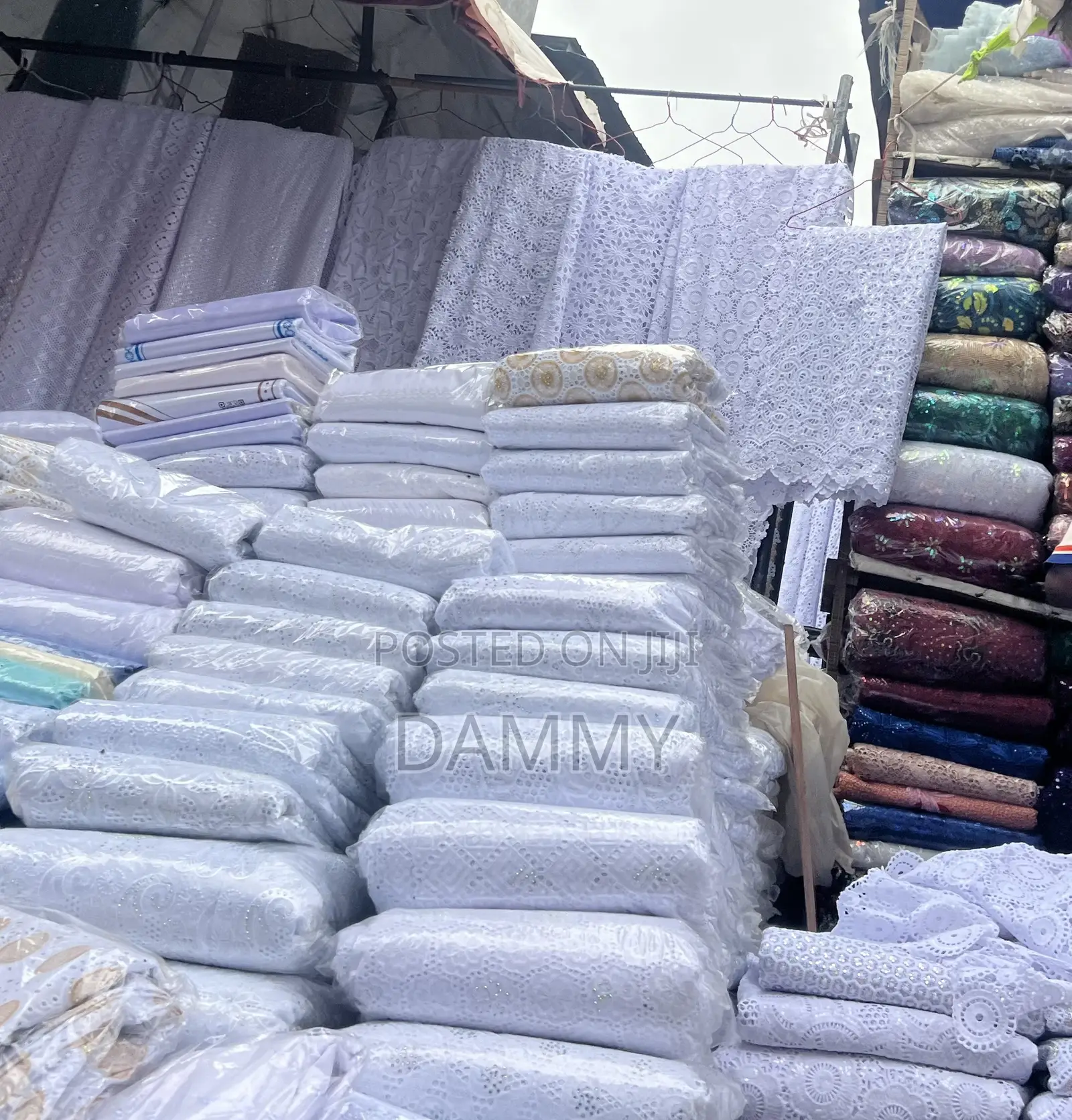 High Quality Vibrant Outdoor Fabric Stall